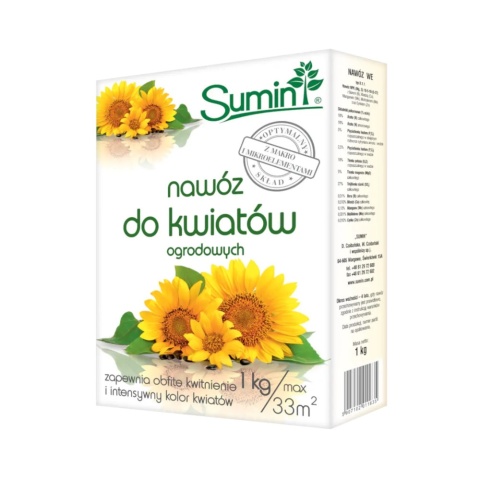 Nawóz do kwiatów ogrodowych 1kg Sumin