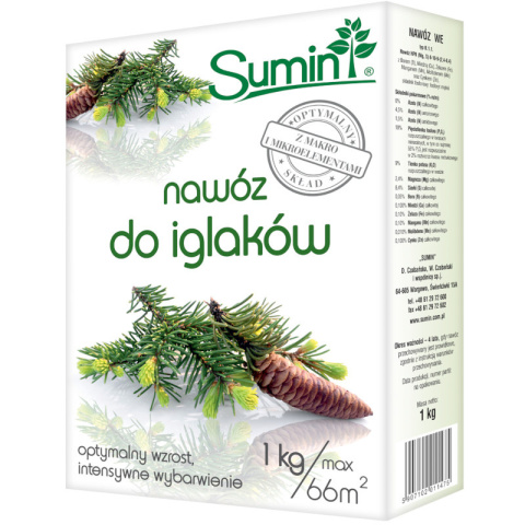 Nawóz do iglaków 1kg Sumin