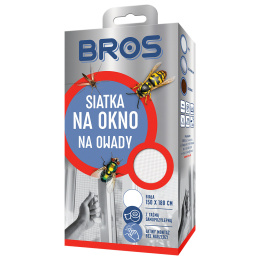 Siatka na okno na owady 150x180cm biała Bros